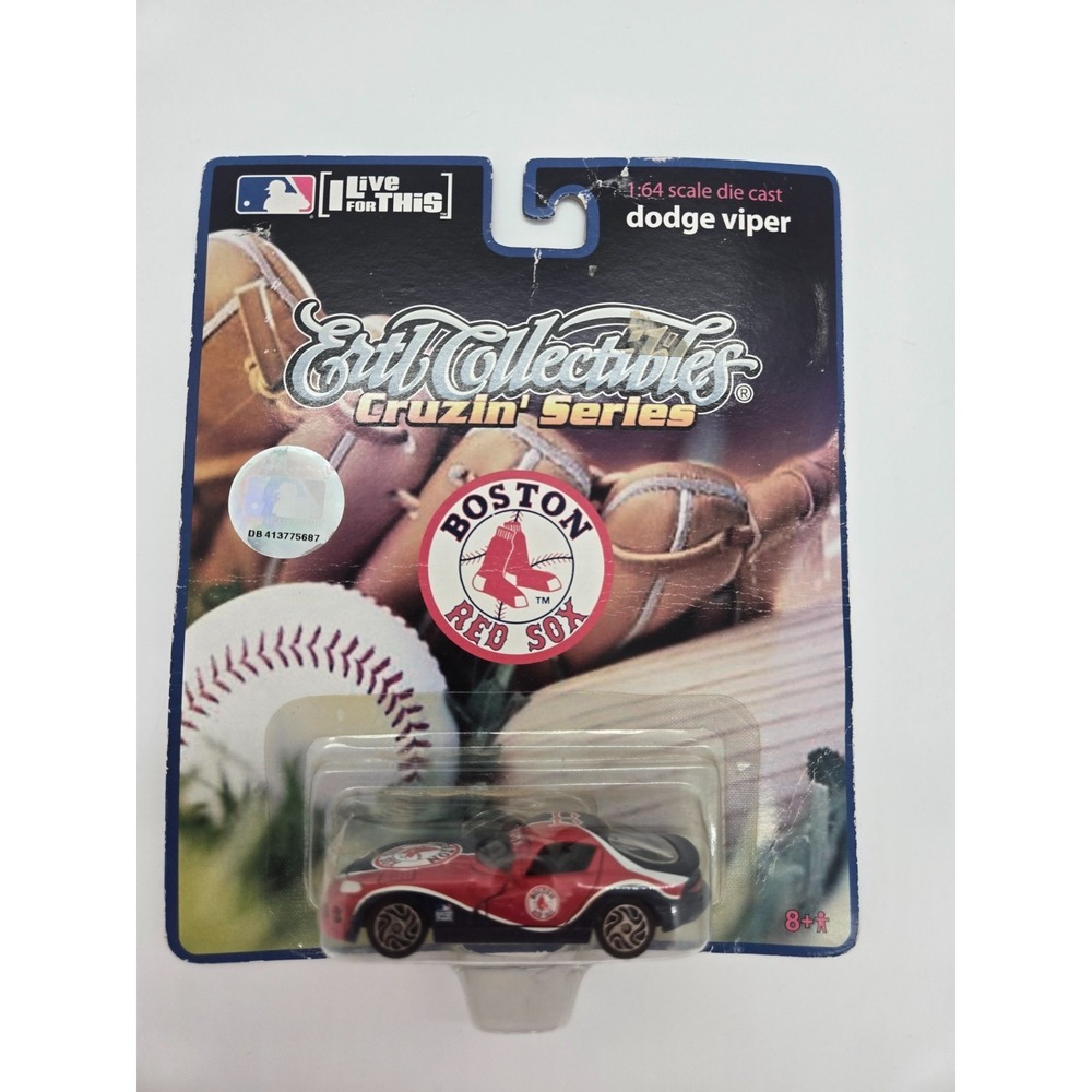 2006 ERTL Collectibles Cruzin' Series Boston  Red Sox Dodge Viper NIB (Bent box)